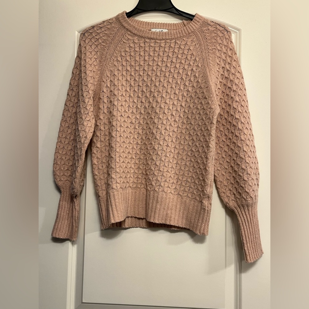 Women's Pink Cable Knit Sweater’s